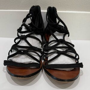 Vince Camuto cage sandals in black size 7.5/38